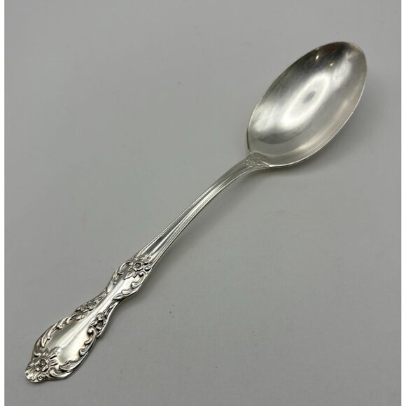 Wm Rogers Extra Plate Tablespoon Silverplate Grand Elegance 1960s Flatware - Picture 8 of 8